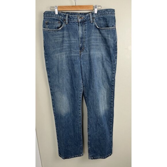 Polo Ralph Lauren Classic 5 Pocket Jeans Size 38 X 32 Med Wash - Picture 1 of 9